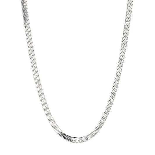 Minimalist Snake Chain Choker Necklace