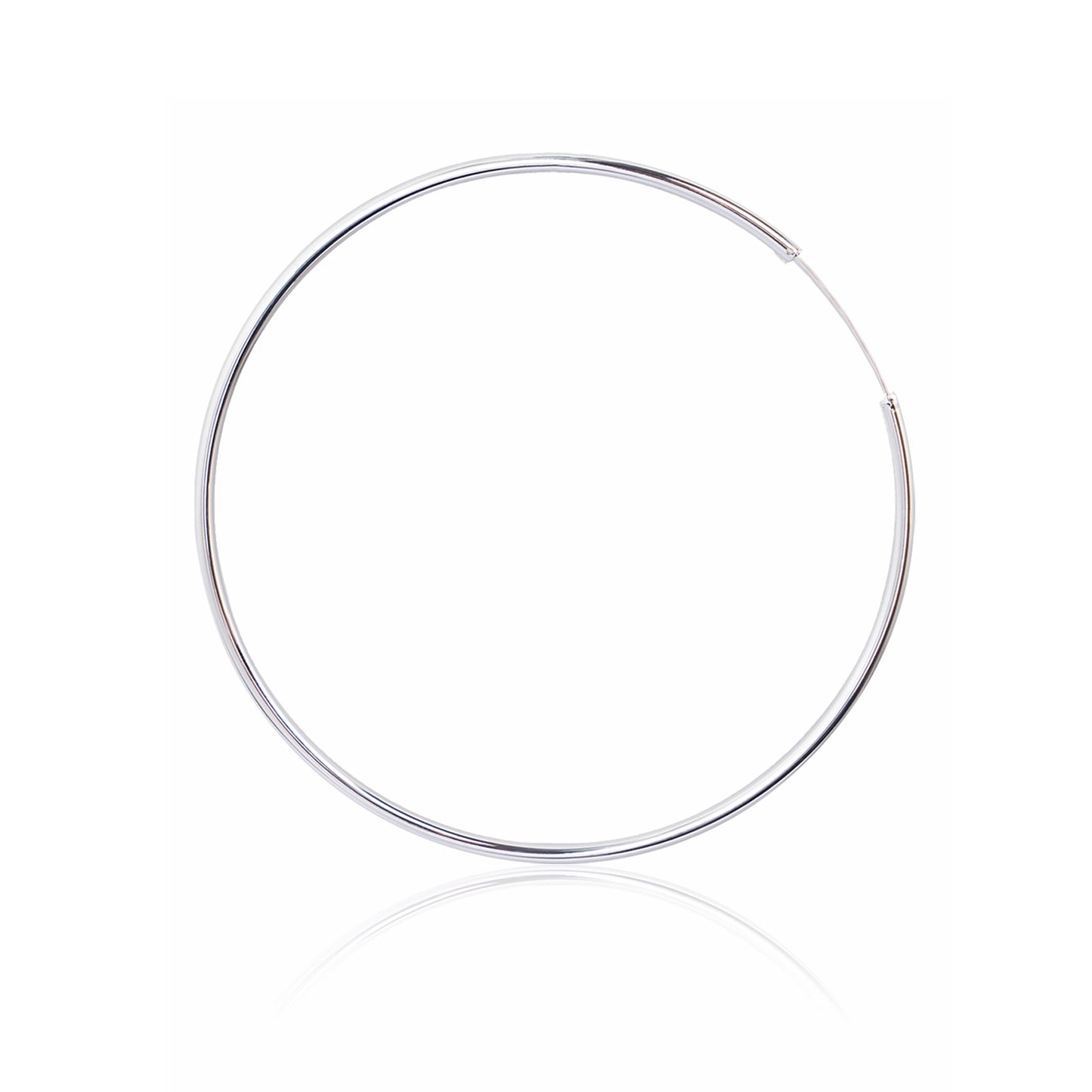 Oversized S925 Sterling Silver Large Hoop Earrings