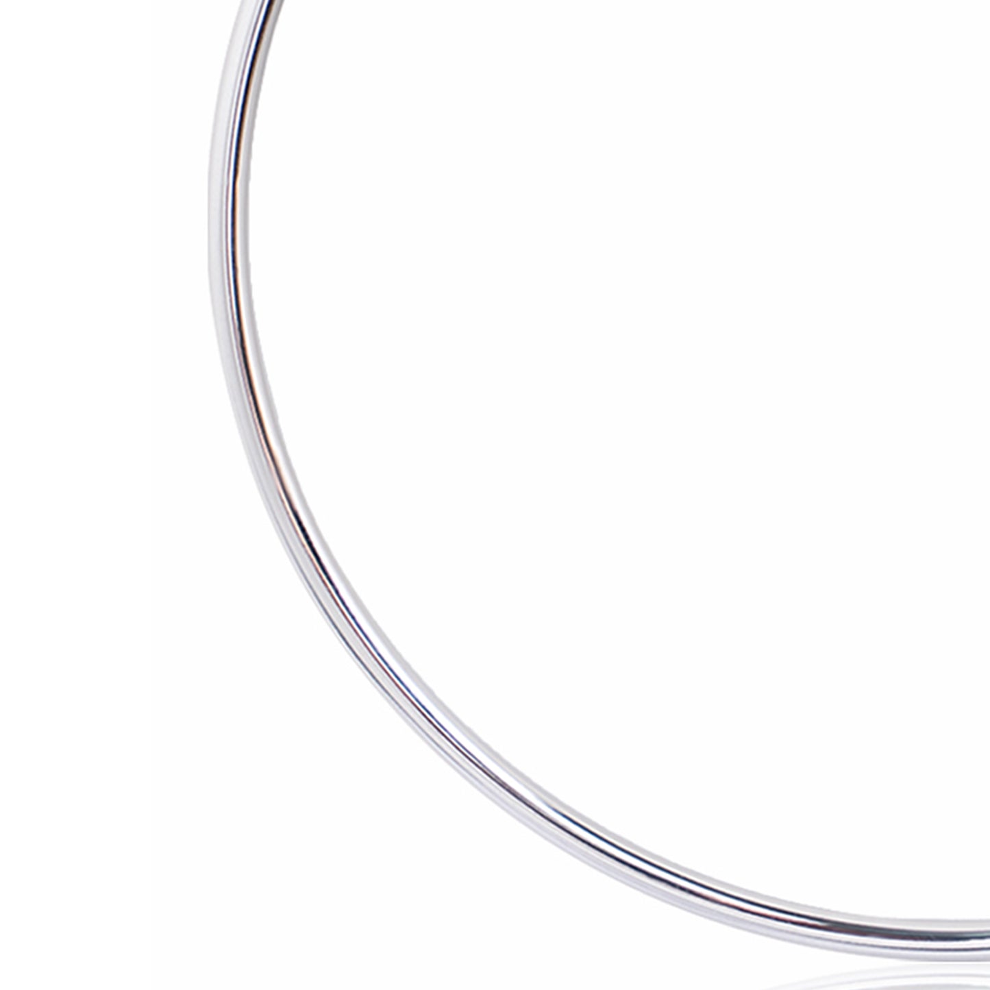 Oversized S925 Sterling Silver Large Hoop Earrings
